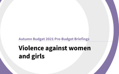 Autumn Budget 2021: Violence against women and girls