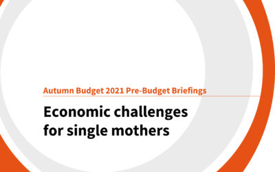 Autumn Budget 2021: Economic challenges for single mothers