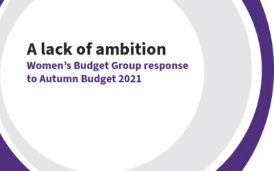 A lack of ambition: our response to the Autumn 2021 Budget and Spending Review