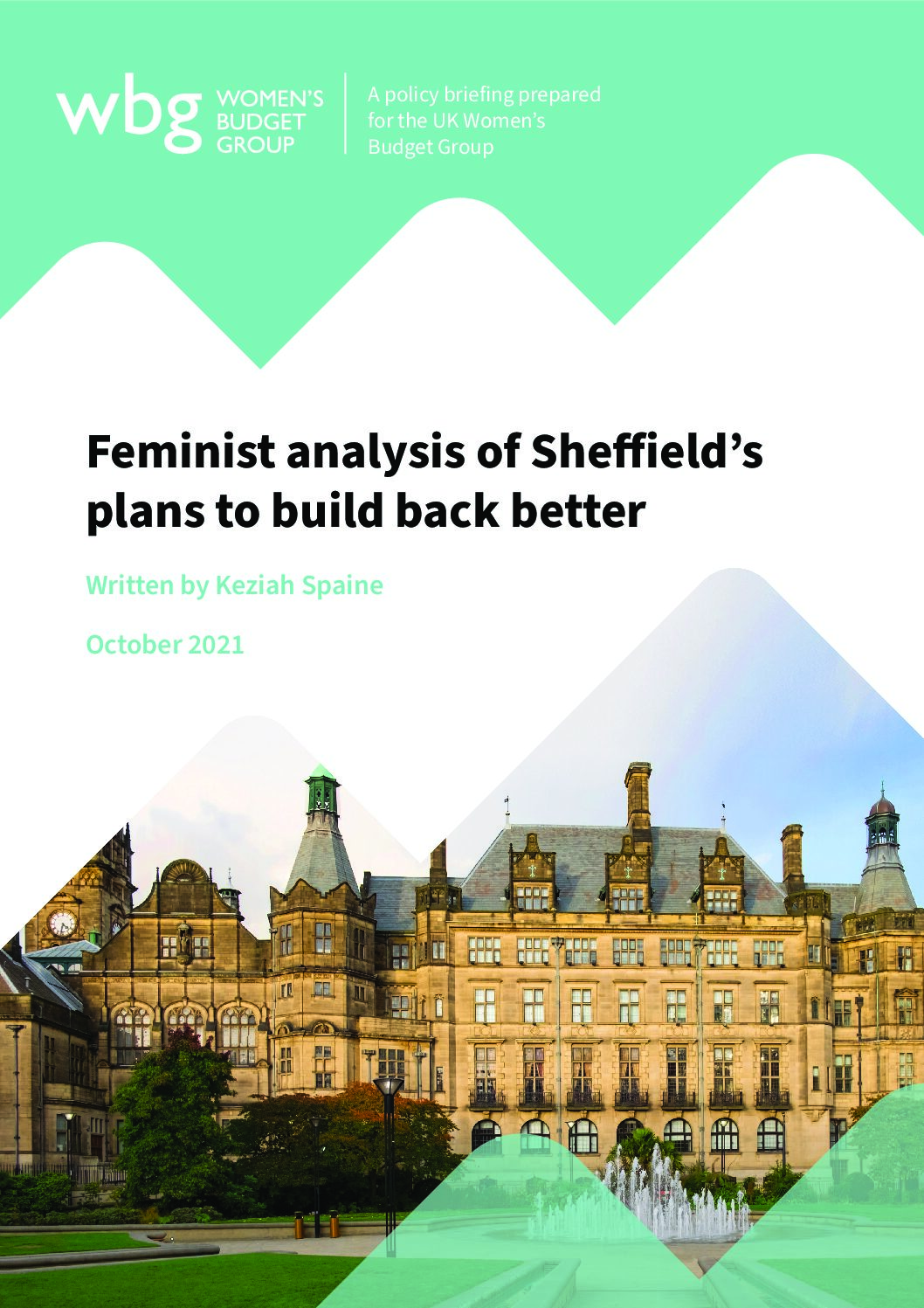 A feminist analysis of Sheffield’s plans to build back better