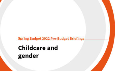 Spring Budget 2022: Childcare and gender