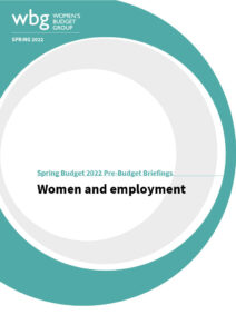 Women and employment report cover