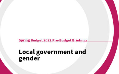 Spring Budget 2022: Local government and gender
