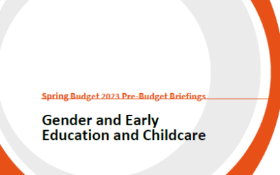 Spring Budget 2023: Gender and Early Education and Childcare